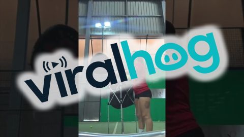Padel Instructions Taken Too Literally || ViralHog