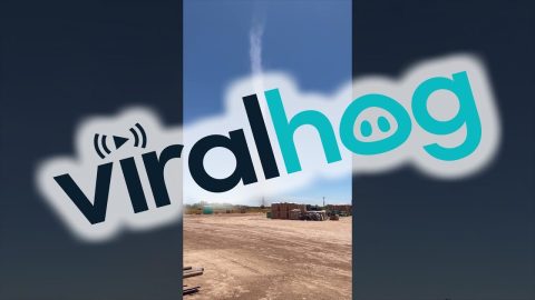 Dust Devil At Work || ViralHog