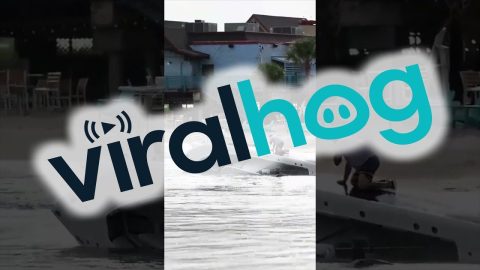 These Boaters Didn't Pay Attention to the Tides || ViralHog