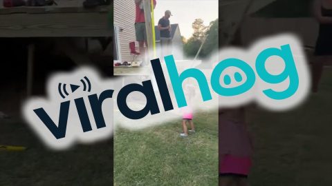 Brother Tumbles At The Party || ViralHog