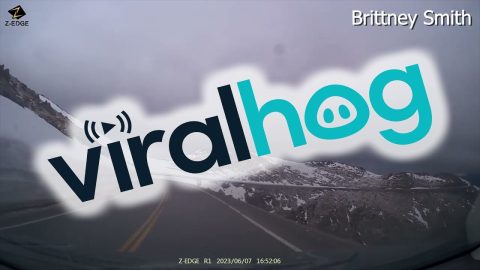 A Peaceful Drive Along A Mountainside || ViralHog