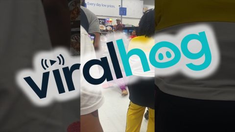 Grocery Store Arrest Turns Rowdy || ViralHog