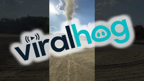 High-Speed Dust Devil || ViralHog