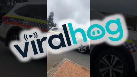 Vehicle Leads Police on Low-Speed Chase in Perth || ViralHog
