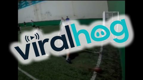 An Awkward Soccer Collision || ViralHog