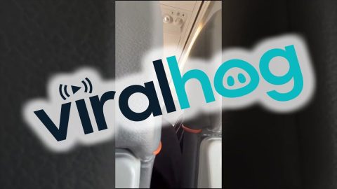 Airplane Engine Explodes Mid-flight || ViralHog