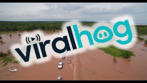 Water Over The Road In Wisconsin || ViralHog