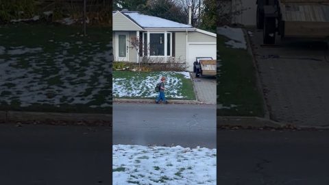 The Cold Never Bothered Him Anyway || ViralHog