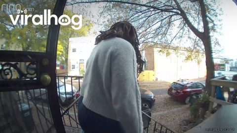 Woman Confronts Man Taking Her Packages || ViralHog