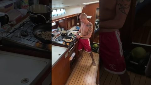 Ever Tried Cooking in Hurricane Winds on a Boat? || ViralHog