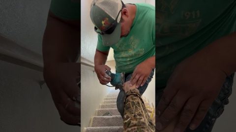 Professional Painter Husband Sands Wife's Heels || ViralHog
