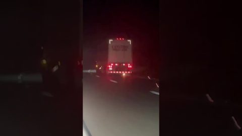 Sparking Truck Loses A Wheel || ViralHog