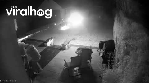 Backyard Fireworks Fiasco || ViralHog