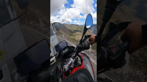 Near Miss On a Narrow Mountain Road || ViralHog