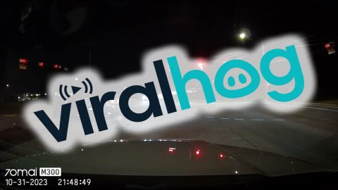 State Trooper Hits 18 Wheeler || ViralHog
