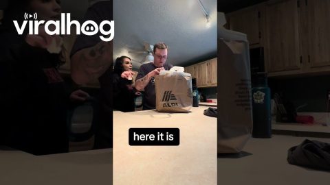Husband Screams in Excitement When Surprised With Special Gift || ViralHog