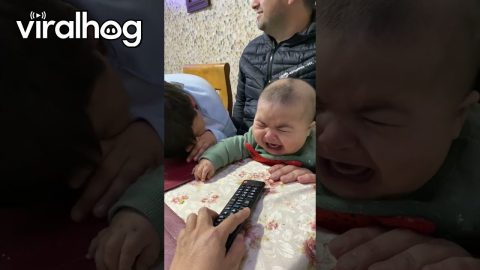 Baby Copies 'Crying' Big Brother || ViralHog