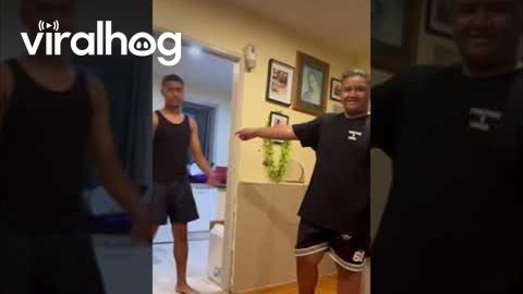 Dad Makes Brothers Hug It Out || ViralHog