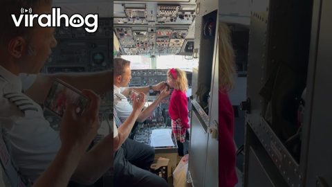 Daughters Do Flight Announcements || ViralHog