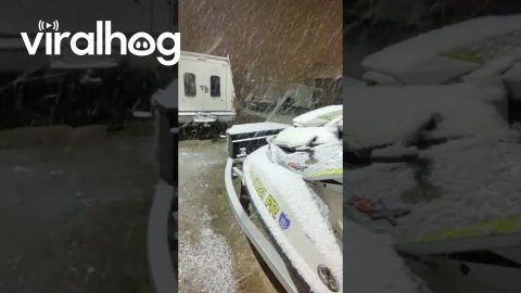 Snow And Lightning At The Same Time || ViralHog