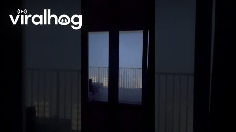 Early Morning Storm Produces Tornado in Panama City Beach, Florida || ViralHog
