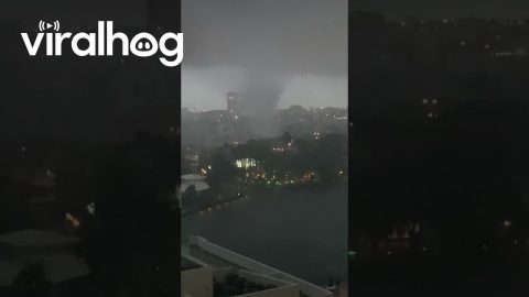 Tornado Touches Down in Fort Lauderdale || ViralHog