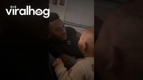 Baby Talks During TV Time || ViralHog