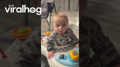 Pizza So Good It Breaks Little Man's Brain || ViralHog