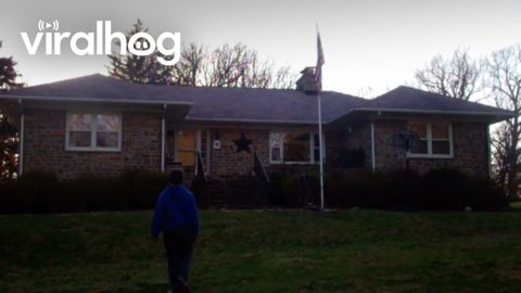 Teen Makes Improbable Basketball Trick Shot || ViralHog