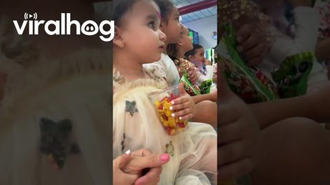 Daughter Grabs Mom's Hand for Comfort || ViralHog
