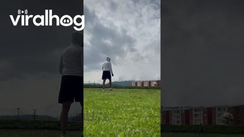 Kicked Football Headshots Player || ViralHog