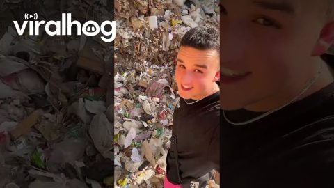 Heaps of Plastic on the Outskirts of the Great Pyramids || ViralHog
