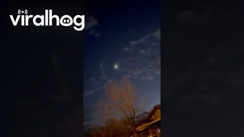 Space Satellite Shoots Smoke Rings || ViralHog