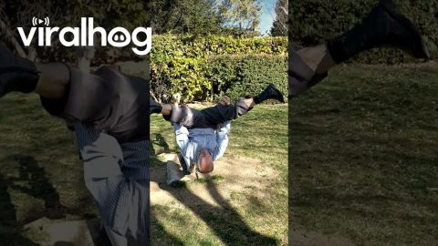 Older Man Is Extra Agile || ViralHog
