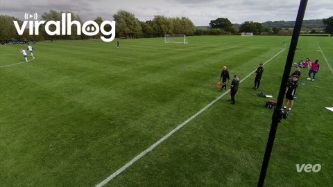Team Medic Accidentally Injures Own Player During Football Match || ViralHog