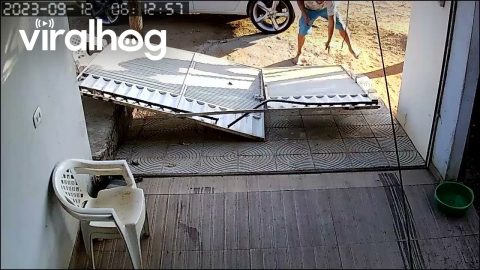 Uncle Accidentally Dismantles Gate || ViralHog