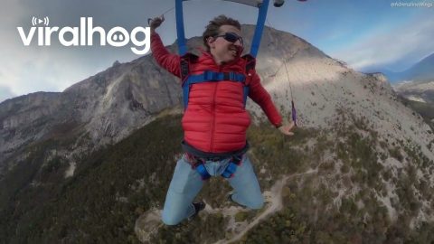 Smallest Wing Ever Foot Launched || ViralHog