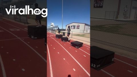 Box Jumping Fail || ViralHog