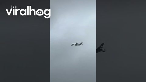 Airbus Beluga Spotted Flying Above Liverpool || ViralHog