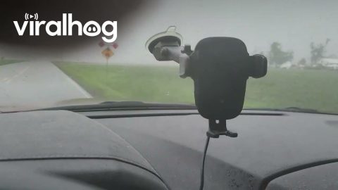 Tornado Touches Down and Destroys Farm || ViralHog