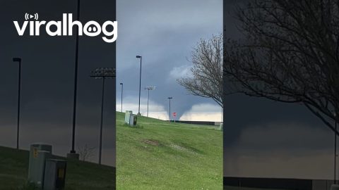 Backyard Tornado In Waverly, Nebraska || ViralHog