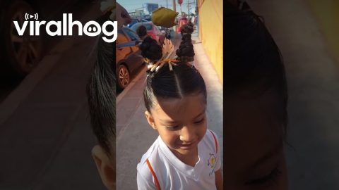 Rotisserie Chicken Hairdo || ViralHog