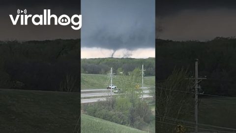 Multiple-Vortex Tornado in Omaha || ViralHog