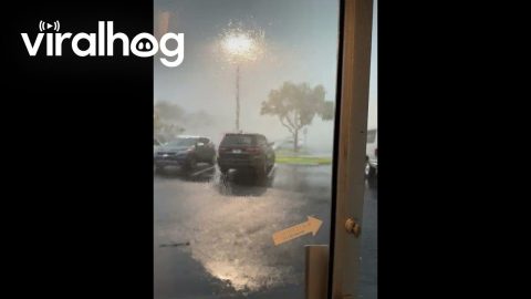 Tornado Outside Hobe Sound Office || ViralHog