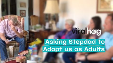 Stepdad Surprised With Adult Adoption || ViralHog