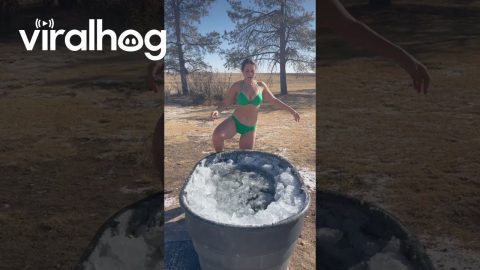 Homemade Ice Bath || ViralHog
