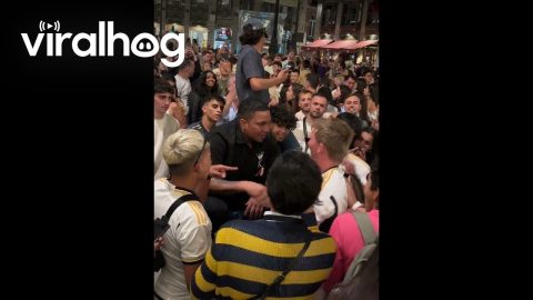 Friends Celebrate Found Cell Phone || ViralHog