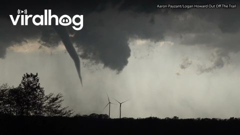 Tornado Ropes Form In Corning, Kansas || ViralHog