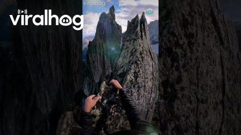 Climbing an Impressive Peak in Italy || ViralHog