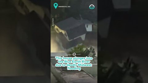 Shocking Moment As House Falls Into Dam || ViralHog